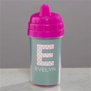 Pop Pattern Personalized 10 oz. Sippy Cup- Pink - 37609-P