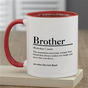 The Meaning of Him Personalized Coffee Mug 11oz.- Red - 37628-R