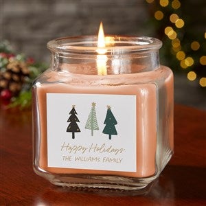 Christmas Aspen Personalized 10 oz. Pumpkin Spice Candle Jar - 37655-10WC