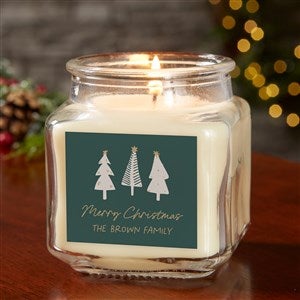 Christmas Aspen Personalized 10 oz. Vanilla Candle Jar - 37655-10VB