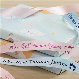Personalized Baby Satin Gift Ribbon 5/8" - 37659D