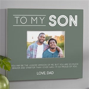 To My Son Personalized 5x7 Wall Frame - Horizontal - 37686-WH