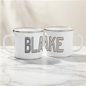 Ombre Name Personalized Kids Enamel Mug-Large - 37702-L
