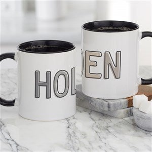 Ombre Name Personalized Coffee Mug 11 oz.- White - 37706-S