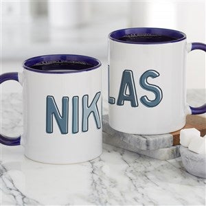 Ombre Name Personalized Coffee Mug 11 oz.- Blue - 37706-BL