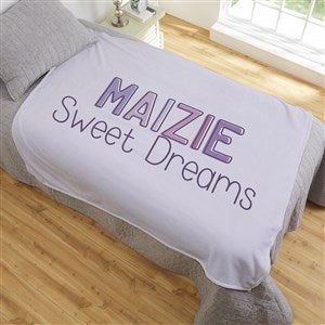 Ombre Name Personalized 50x60 Plush Fleece Blanket - 37722