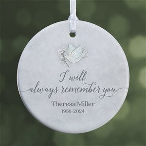 Always Remember You Personalized Ornament- 2.85" Glossy - 1 Sided - 37730-1S