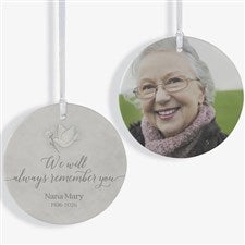 Always Remember You Personalized Ornament- 3.75 Matte - 2 Sided - 37730-2L