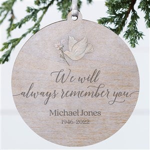 Always Remember You Personalized Ornament- 3.75