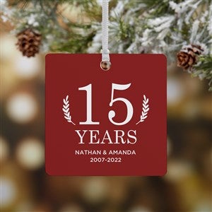 Love Everlasting Personalized Ornament- 2.75