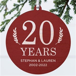 Love Everlasting Personalized Ornament- 3.75