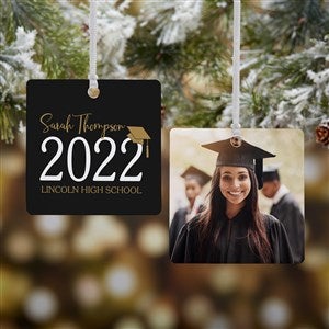 Classic Graduation Personalized Ornament- 2.75