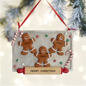 Gingerbread Cookie Tray© Personalized Ornament- 3 Name - 37750-3