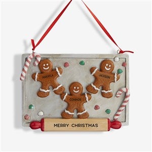 Gingerbread Cookie Tray© Personalized Ornament- 3 Name - 37750-3