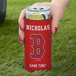 MLB Boston Red Sox Personalized Slim Can Holder - 37759