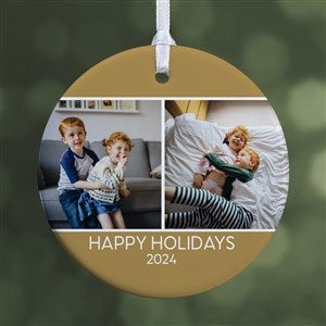 Family Photo Personalized Ornament- 2.85" Glossy - 1 Sided - 37762-1S