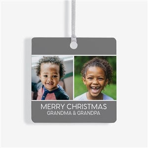 Family Photo Personalized Ornament- 2.75 Metal - 1 Sided - 37762-1M