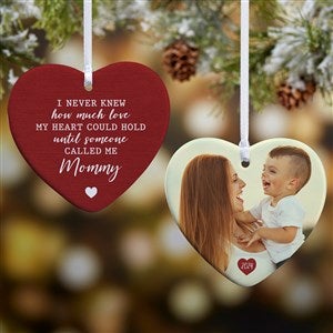 Love Being Called Mommy Personalized Heart Ornament- 3.25" Glossy - 2 Sided - 37778-2