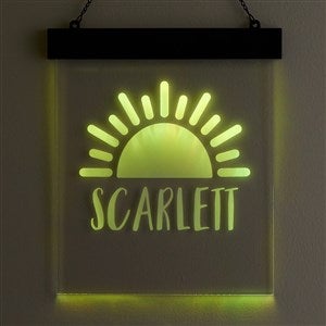 Watercolor Brights Custom LED Sign-Sunshine - 37827-S