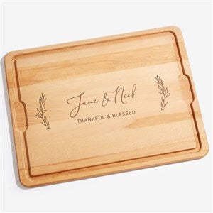 Elegant Couple Personalized Wedding Extra Large Cutting Board- 18x24 - 37833-XXL