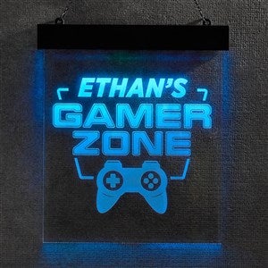 Gamer Zone Custom LED Wall Sign - 37845