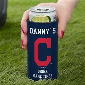 MLB Cleveland Guardians Personalized Slim Can Holder - 37850