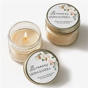 Quinceañera Personalized Favor Candles - 37875