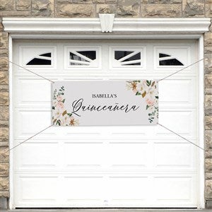 Quinceañera Personalized Birthday Banner - 20x48 - 37878-S