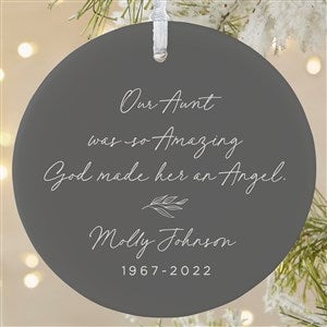 So Amazing God Made An Angel Personalized Ornament- 3.75