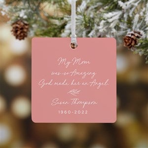 So Amazing God Made An Angel Personalized Ornament- 2.75