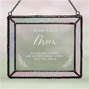 So God Made… Personalized Suncatcher-Pink - 37918-P