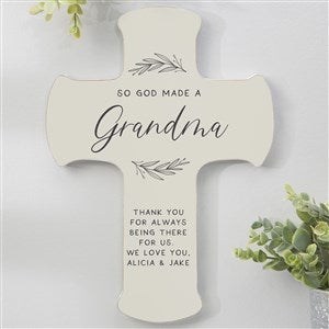 So God Made… Personalized Wall Cross-8x12 - 37919