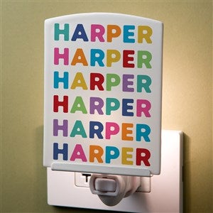 Vibrant Name Personalized Night Light - 37934