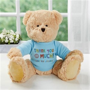 Many Thanks Personalized Teddy Bear- Blue - 38057-B