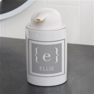 Classy Monogram Personalized Ceramic Soap Dispenser - 38136