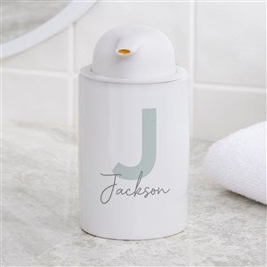 Simple and Sweet Personalized Ceramic Soap Dispenser - 38137