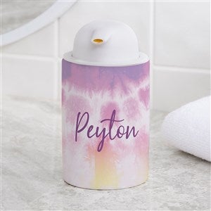 Pastel Tie Dye Personalized Ceramic Soap Dispenser - 38150