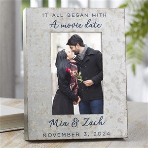 It All Began With Personalized Metal Picture Frame - 4x6 Vertical - 38183-4x6V
