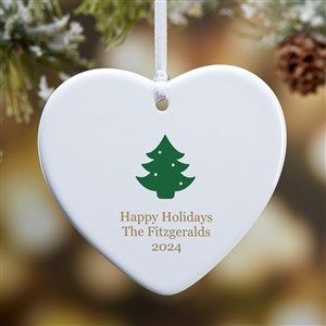 Choose Your Icon Personalized Heart Ornament- 3.25" Glossy - 1 Sided - 38236-1