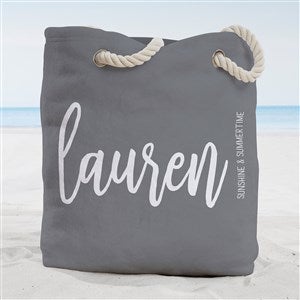 Scripty Style Personalized Beach Bag- Large - 38239-L