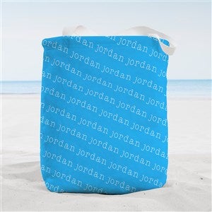 Playful Name Personalized Terry Cloth Beach Bag- Small - 38242-S
