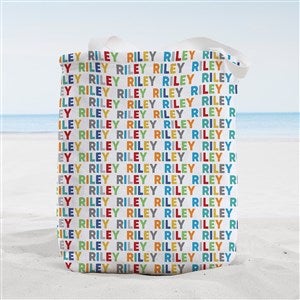 Vibrant Name for Her Personalized Beach Bag- Small - 38245-S