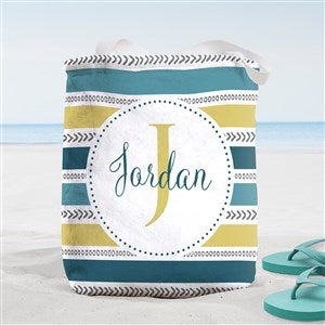 Pattern Personalized Beach Bag- Small - 38267-S