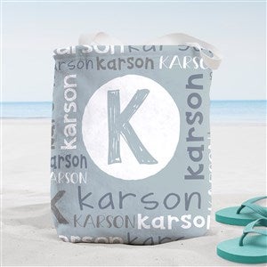 Youthful Name Personalized Terry Cloth Beach Bag- Small - 38276-S