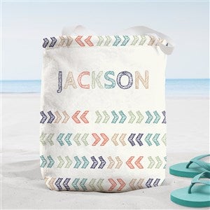 Stencil Name Personalized Terry Cloth Beach Bag- Small - 38279-S