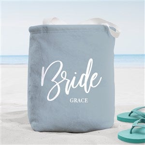 Classic Elegance Wedding Party Personalized Beach Bag- Small - 38283-S