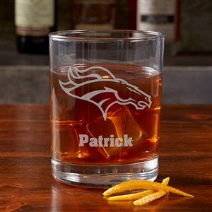 NFL Denver Broncos Engraved Old Fashioned Whiskey Glass - 38316