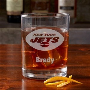 NFL New York Jets Engraved Old Fashioned Whiskey Glass - 38329