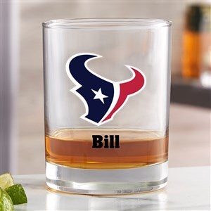 NFL Houston Texans Printed Whiskey Glass - 38352