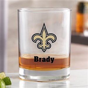 NFL New Orleans Saints Printed Whiskey Glass - 38361